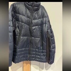 Michael Kors Men's Quilted Puffer Jacket in Navy